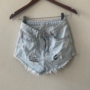 Shein - Light Blue Wash Denim - Size Xtra Small